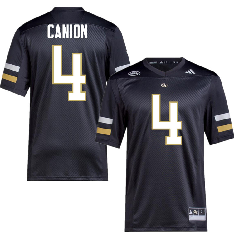 Isiah Canion Georgia Tech Jerseys,Georgia Tech Yellow Jackets College Football Uniforms-Black Isiah Canion Georgia Tech Jerseys,Georgia Tech Yellow Jackets College Football Uniforms-Black